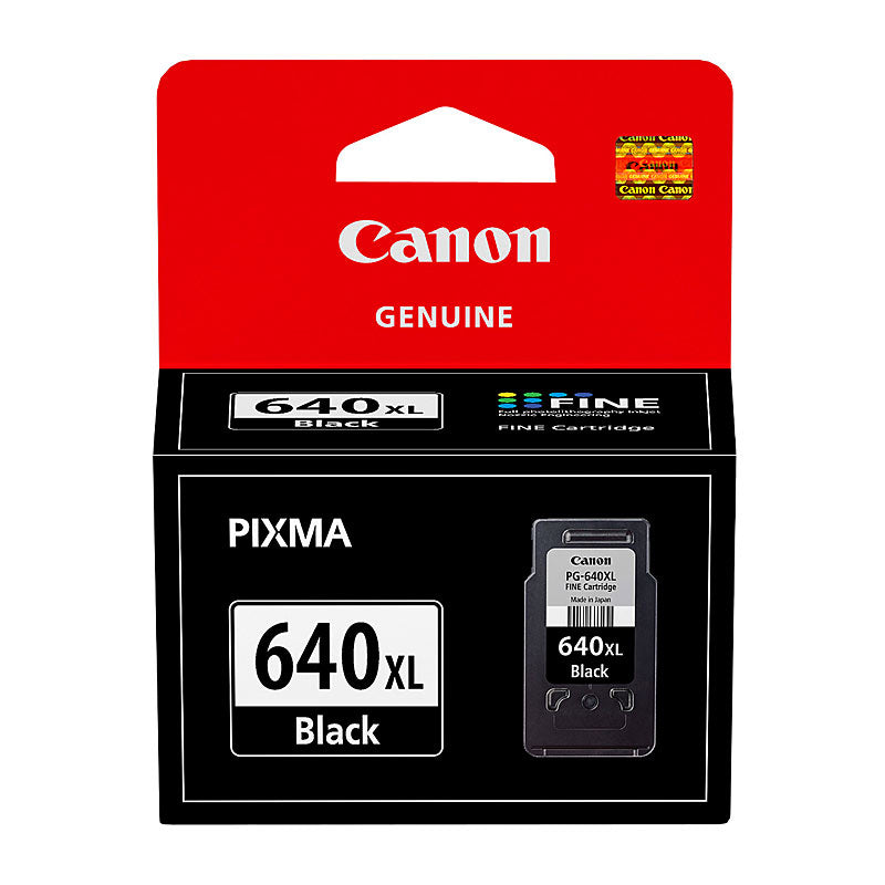 Canon Black Ink Cartridge PG640XL Genuine 400 Page Yield for PIXMA Printers - SuperSaverAU - view 1