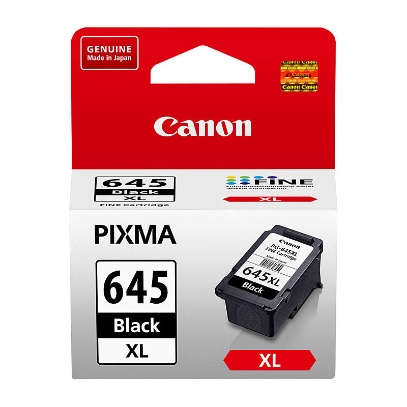 Canon Black Ink Cartridge PG645XL Genuine 400 Page Yield for Pixma MG and TS Series - SuperSaverAU - view 2