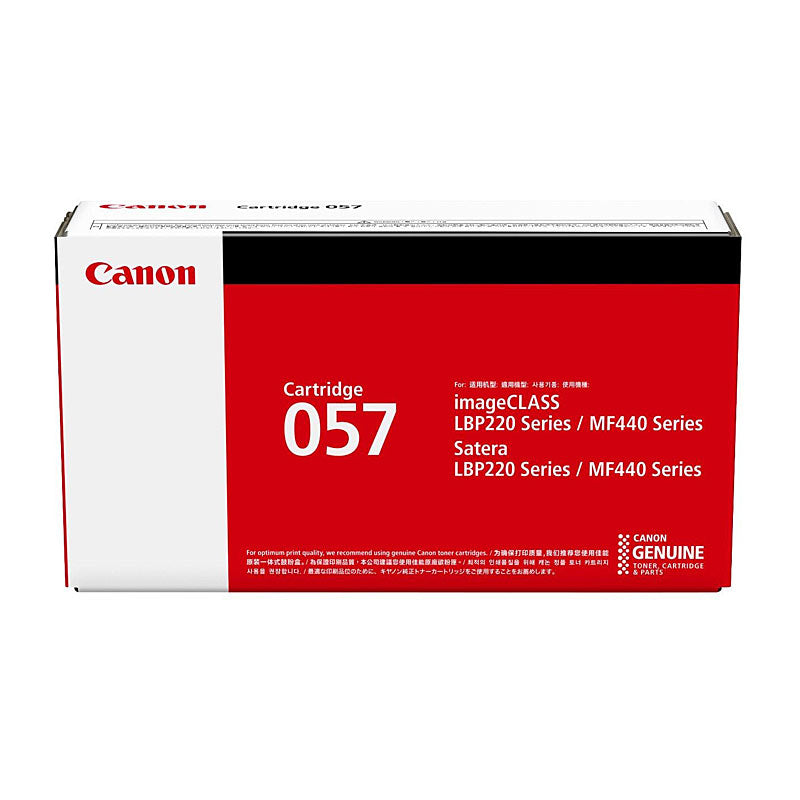 Canon Black Toner Cartridge 057 Genuine 3,100 Page Yield for LBP223 LBP228 MF445 MF449 - SuperSaverAU - view 1