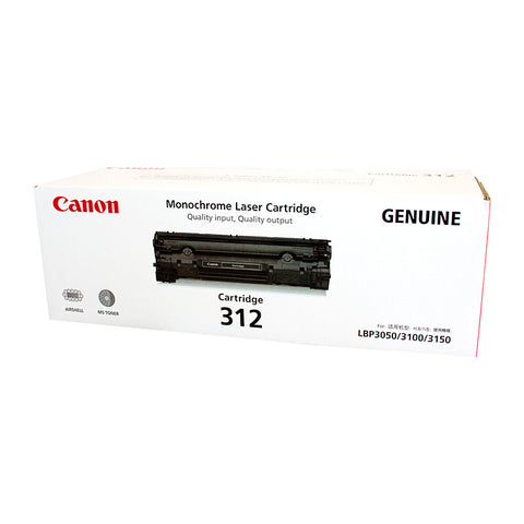Canon Black Toner Cartridge 312 1500 Page Yield for Laser Shot LBP Series - SuperSaverAU - view 1