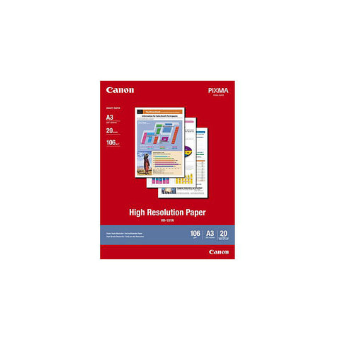 CANON A3 High Res Paper HR-101 - 20 Sheets, Premium Quality - SuperSaverAU - view 1