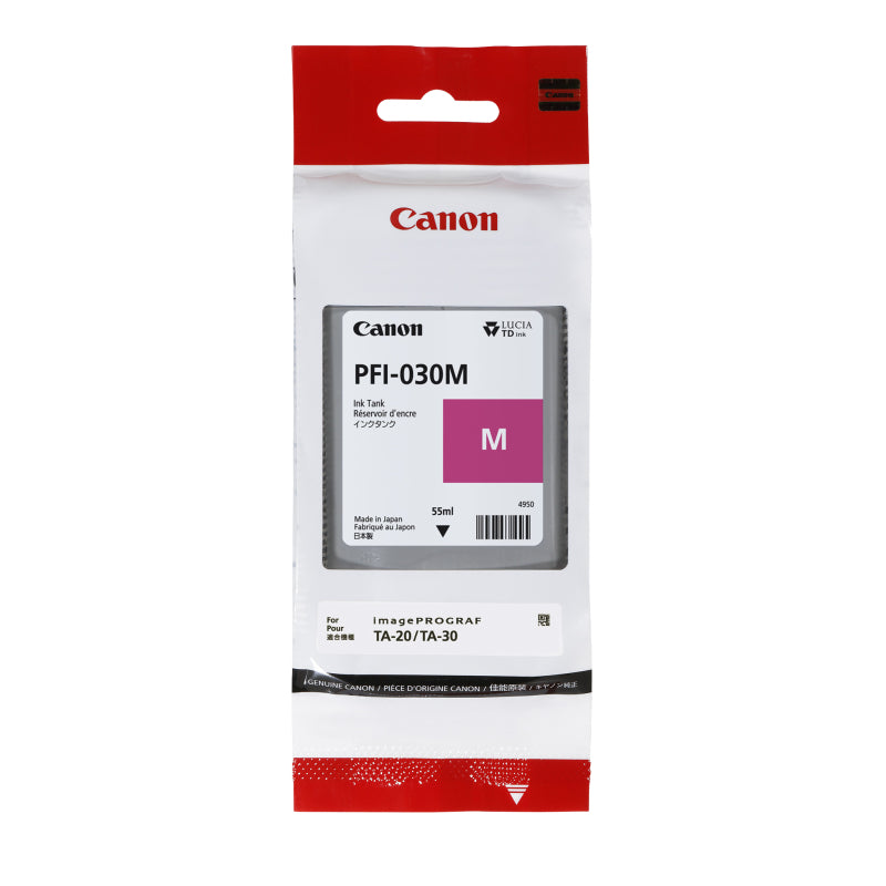 Canon Magenta Ink Cartridge PFI030 for TA20 & TA30 Printers - SuperSaverAU - view 1