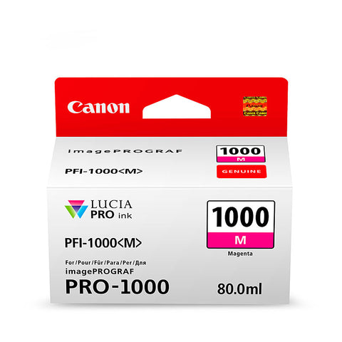 Canon Magenta Ink Cartridge PFI1000 5885 Pages ISO 29103 for Pro1000 - SuperSaverAU - view 1