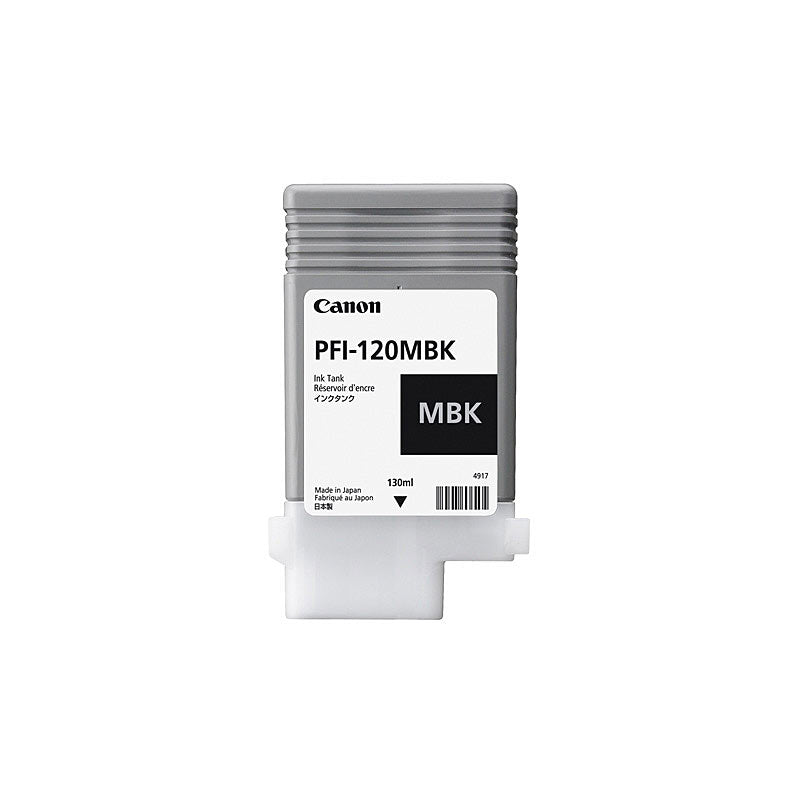 Canon Matte Black Ink Cartridge PFI120 Genuine Toner for TM200 TM300 - SuperSaverAU - view 1