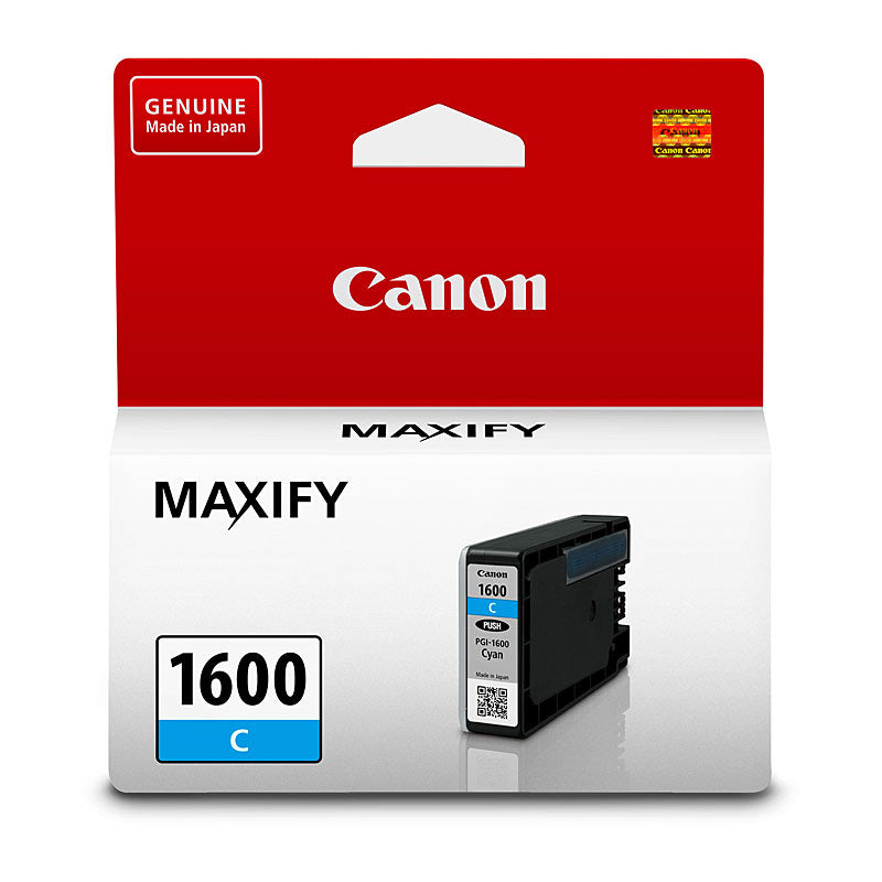 Canon Cyan Ink Tank PGI1600 Genuine 300 Page Yield for MAXIFY Printers - SuperSaverAU - view 1