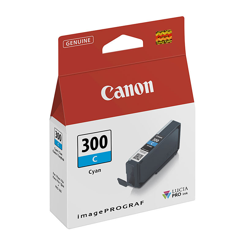 Canon Cyan Ink Tank PFI300 Genuine Toner for PRO 300 Printer - SuperSaverAU - view 1