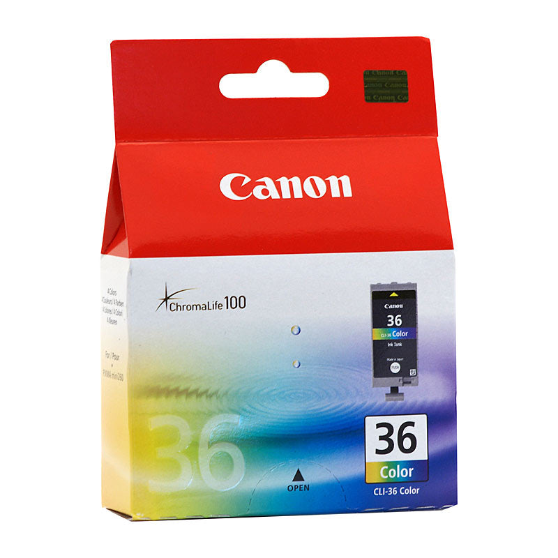Canon CLI36C Four Colour Ink Tank Cartridge - 109 Page Yield - SuperSaverAU - view 1