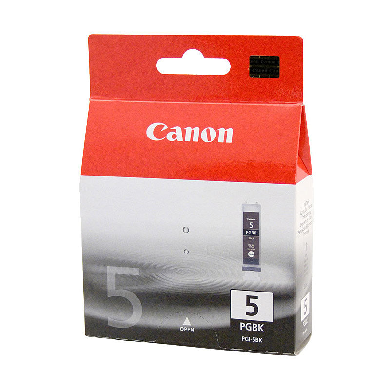 Canon Genuine PGI-5BK Black Ink Cartridge Yields 360 Pages - SuperSaverAU - view 1