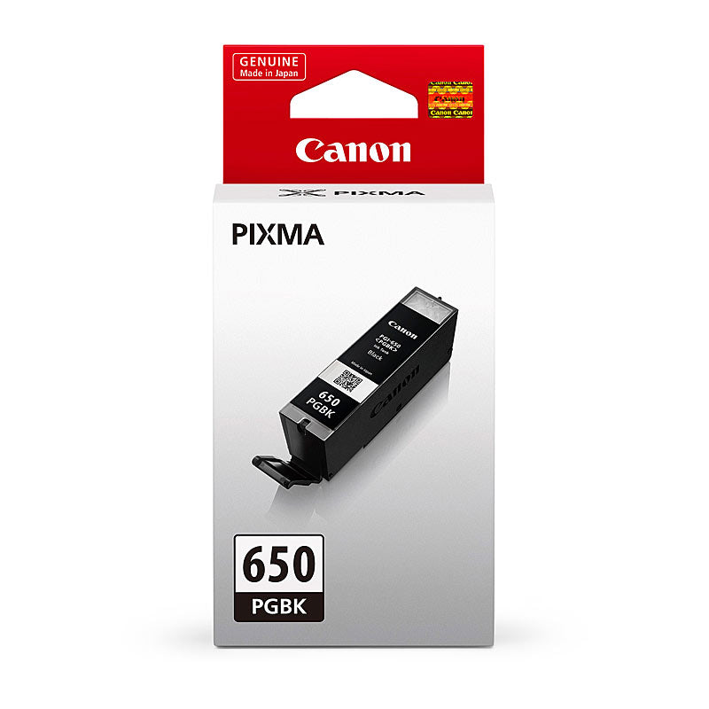 Canon Black Ink Cartridge PGI650BK 300 Page Yield Compatible with PIXMA MG5460 - SuperSaverAU - view 1