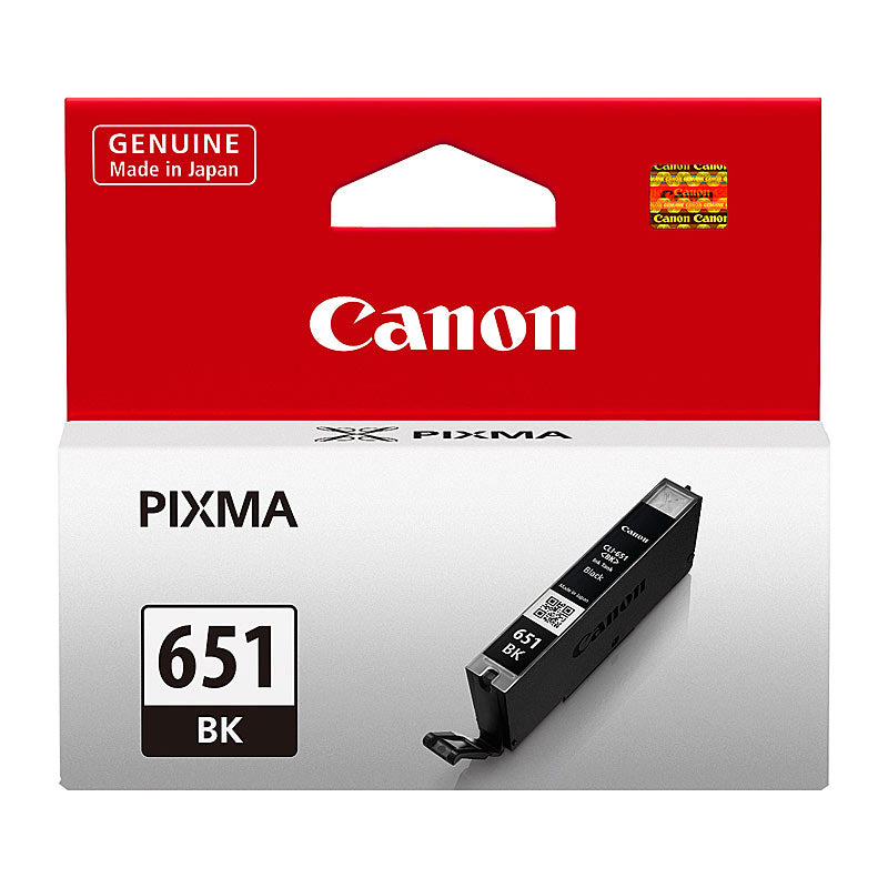 Canon Black Ink Cartridge CLI651 1795 Page Yield Compatible with PIXMA MG and MX Series - SuperSaverAU - view 1