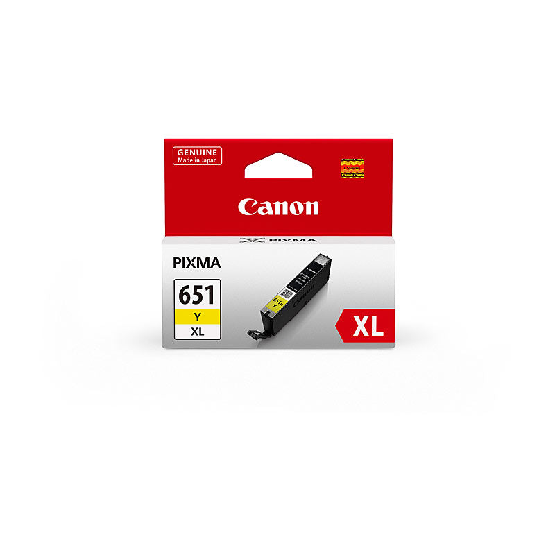 Canon CLI651XL Yellow Ink Cartridge Genuine High Yield 695 A4 Pages for PIXMA Printers - SuperSaverAU - view 1