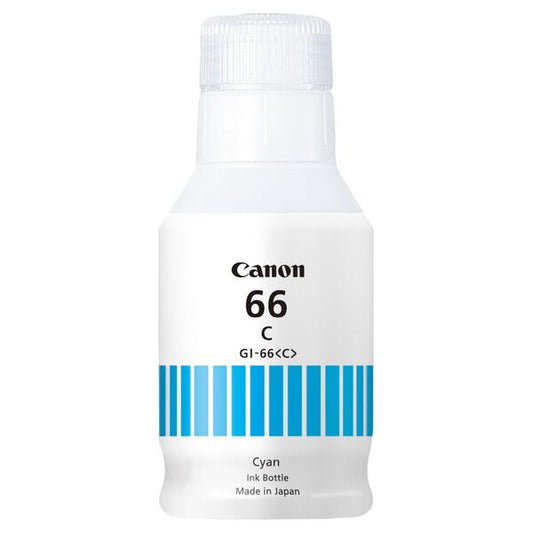 Canon GI66 Cyan Ink Bottle for Compatible Printers