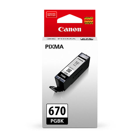 Canon Black Ink Cartridge PGI670 300 A4 Page Yield for PIXMA MG5760 MG6860 TS8060 Series - SuperSaverAU - view 1