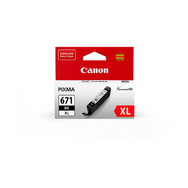 Canon Black Ink Cartridge CLI671XL 4425 Page Yield Compatible with PIXMA MG and TS Series - SuperSaverAU - view 1