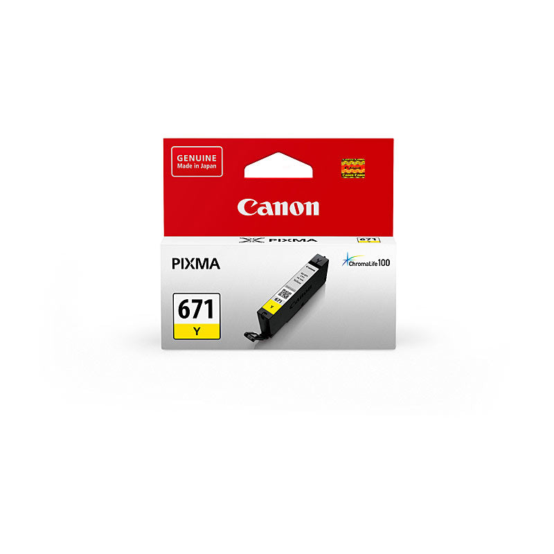 Canon Yellow Ink Cartridge CLI671 311 A4 Page Yield for PIXMA MG5760 MG6860 TS8060 Series - SuperSaverAU - view 1