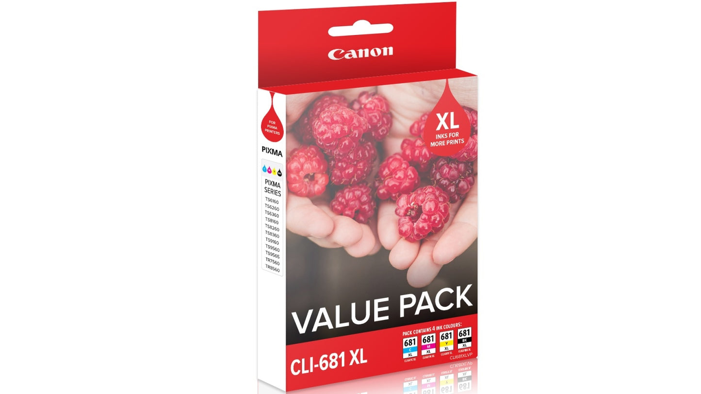 Canon CLI681 Value Pack Ink Cartridge Set