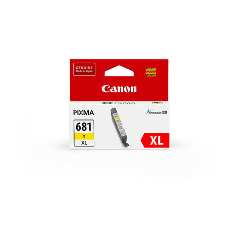 Canon Yellow Ink Cartridge CLI681XL 515 Pages Genuine Toner - SuperSaverAU - view 1