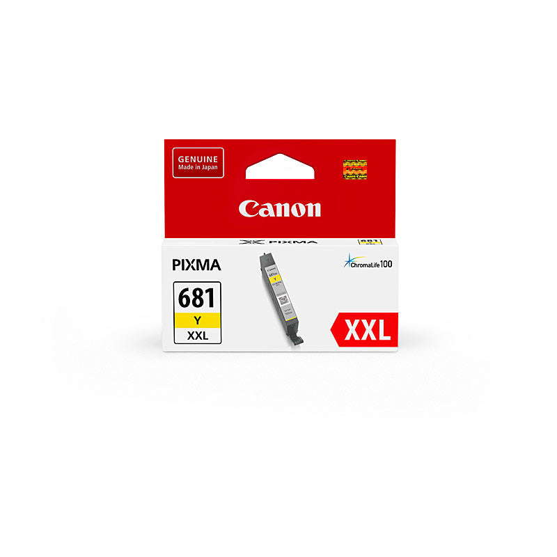 Canon Yellow Ink Cartridge CLI681XXL 760 Page Yield ISO/IEC 24711 for PIXMA TR8560 TS9160 Series - SuperSaverAU - view 1