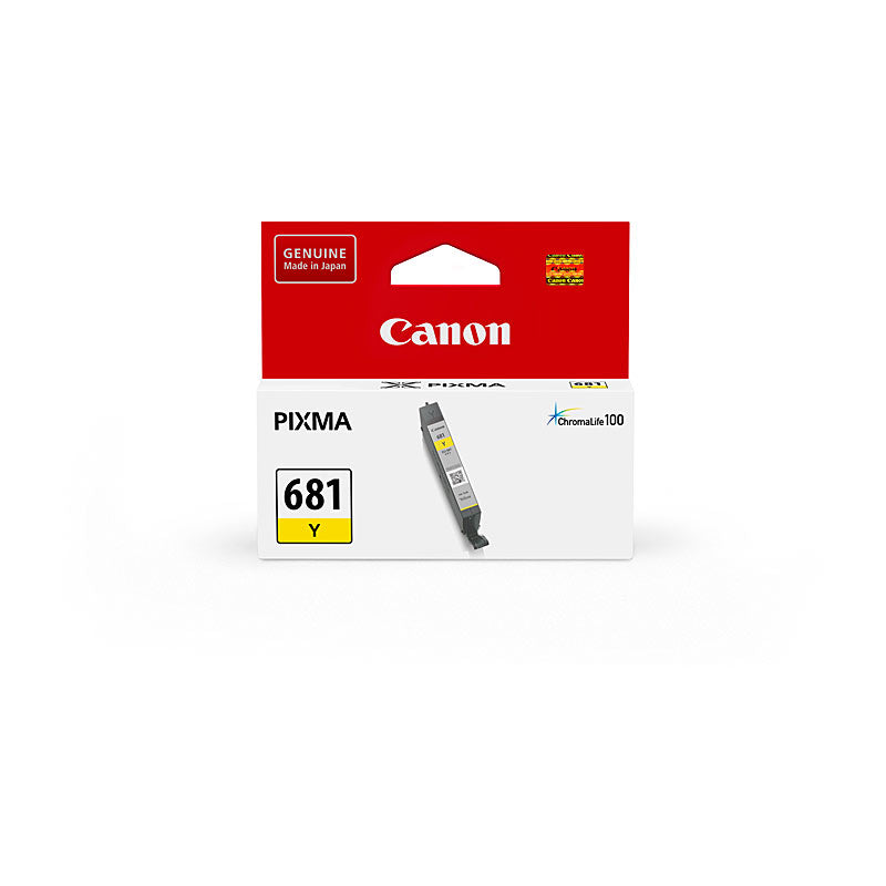 Canon Yellow Ink Cartridge CLI681 250 Page Yield ISO/IEC 24711 for PIXMA TR7560 TS9160 Series - SuperSaverAU - view 1