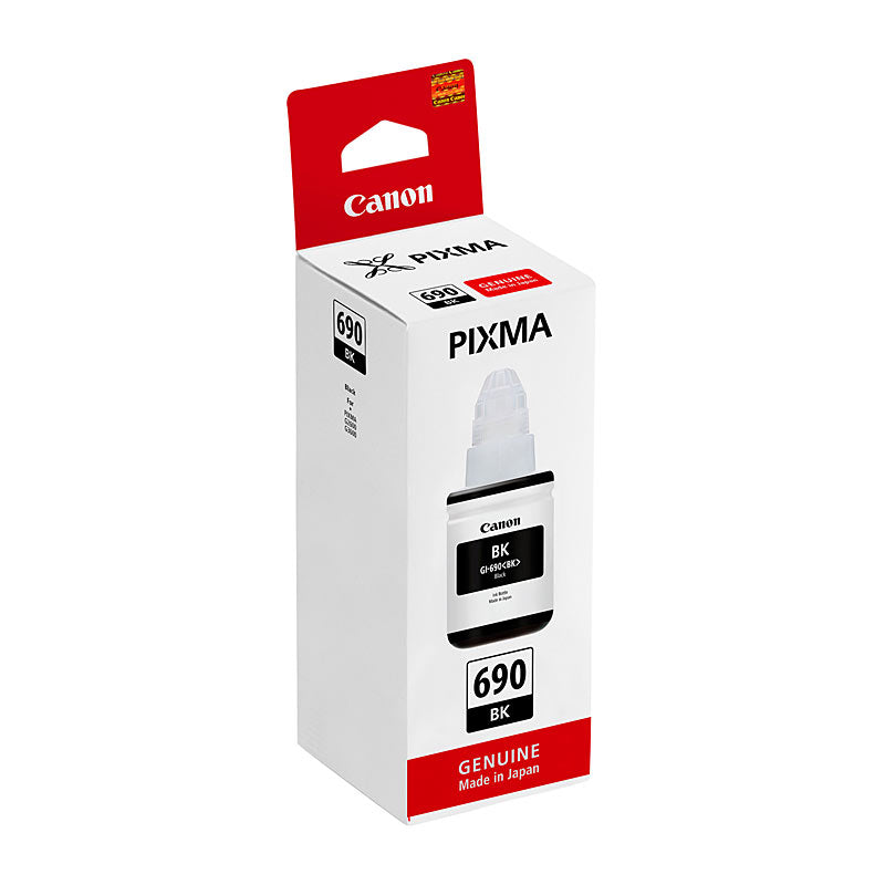 Canon Black Ink Bottle GI690 Genuine Toner for PIXMA G Series G2600 G3600 G4600 - SuperSaverAU - view 1