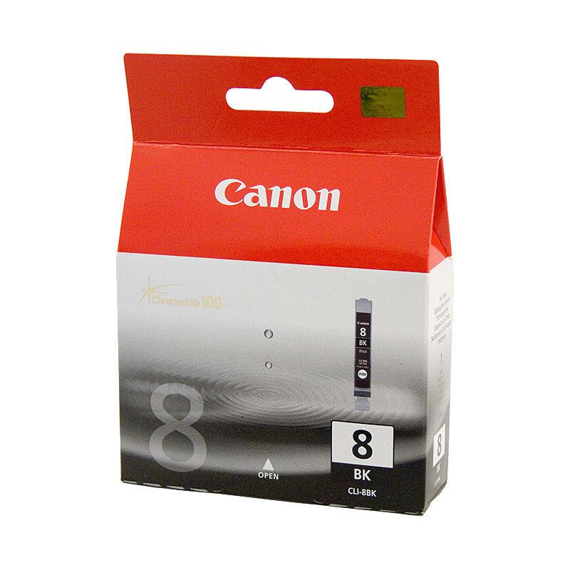 Canon CLI8 Black Photo Black Ink Cartridge 65 Pages Genuine Toner - SuperSaverAU - view 1
