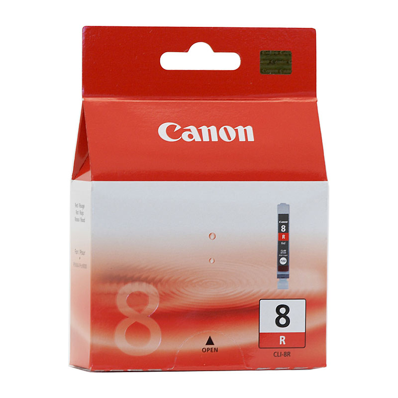 Canon Red Ink Cartridge CLI8R 50 Page Yield for Pixma Pro 9000 - SuperSaverAU - view 1