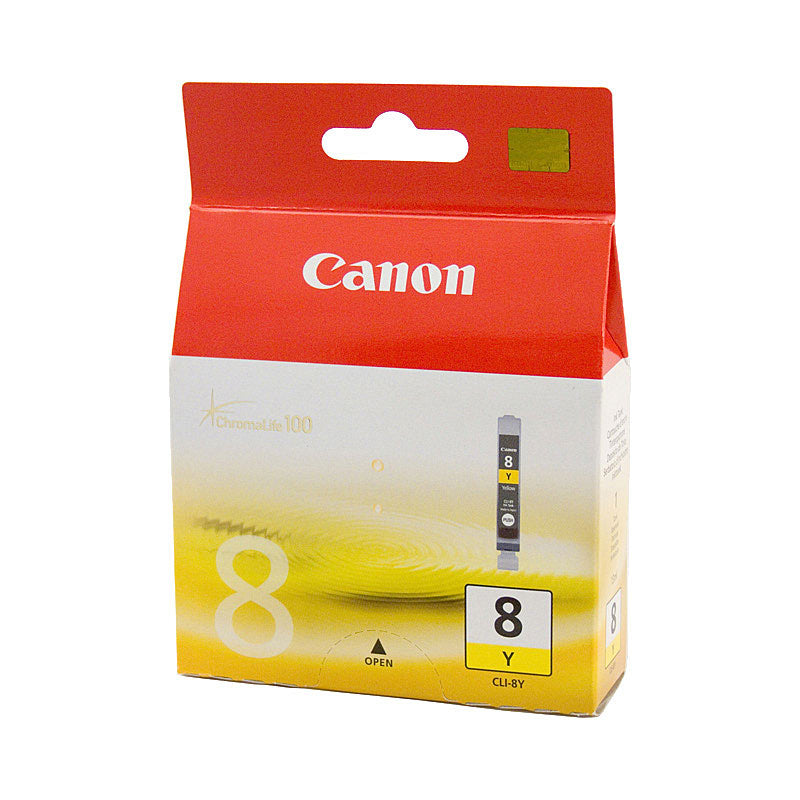 Canon CLI8Y Yellow Ink Cartridge 40 Pages Genuine Toner - SuperSaverAU - view 1
