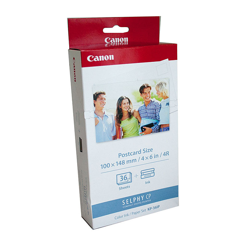 Canon KP36IP Ink & Paper 6x4 Pack - Compatible with Canon Selphy Printers