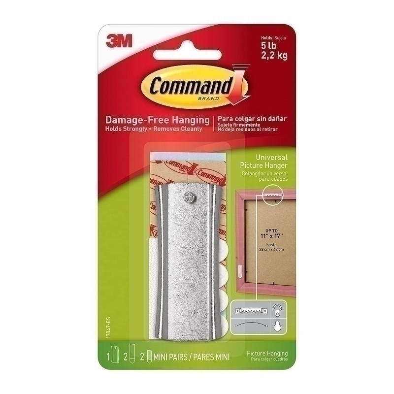 COMMAND Picture Hanger Metal BX4 - 17047, Durable & Easy to Install - SuperSaverAU - view 1