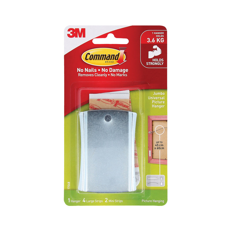 COMMAND Jumbo Hanger Metal 17048 BX4 - Durable & Versatile Hanger - SuperSaverAU - view 1