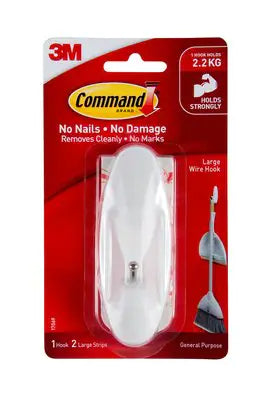 COMMAND HOOK Large Wire 17069 Pack of 4 - Durable Hanging Solution - SuperSaverAU - view 1