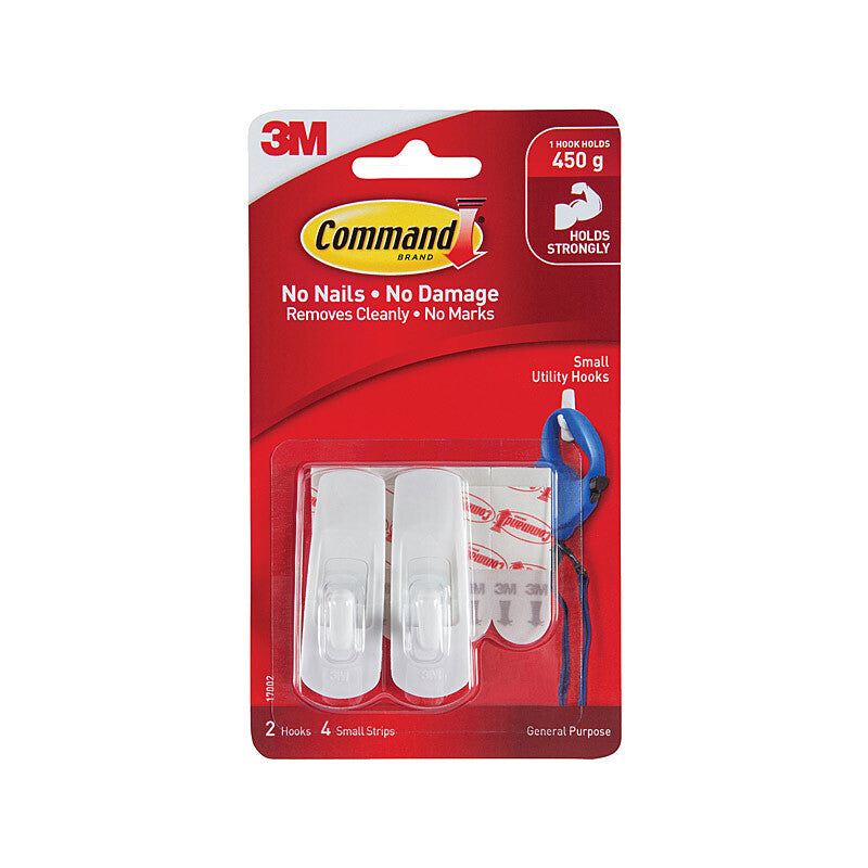 Command Hook Small Pack of 2 Box of 6 - 17002ANZ - SuperSaverAU - view 1
