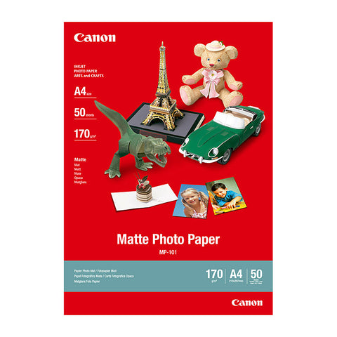 CANON Matte Photo Paper A4, Premium Quality, 50 Sheets - SuperSaverAU - view 1