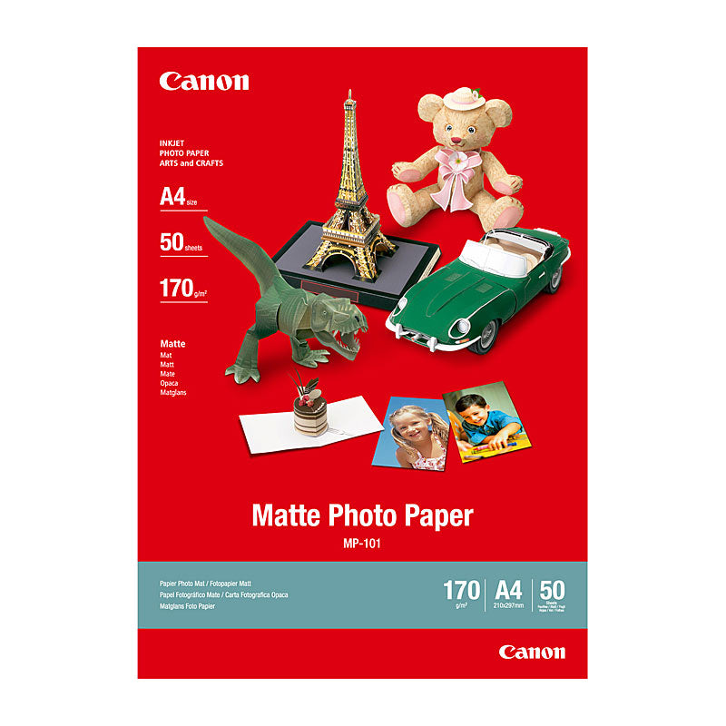 CANON Matte Photo Paper A4, Premium Quality, 50 Sheets - SuperSaverAU - view 1