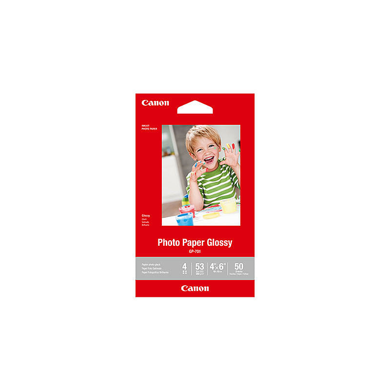 CANON 4x6 Inkjet Glossy Photo Paper, Premium Quality, 20 Sheets - SuperSaverAU - view 1