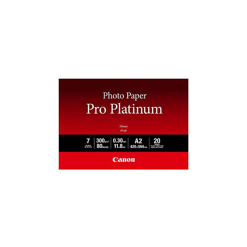 Canon Pro Platinum A2 Photo Paper 20 Sheets