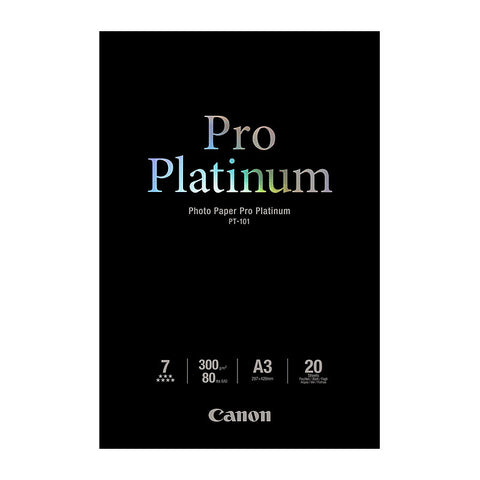 Canon Pro Platinum A3 Photo Paper 20 Sheets - SuperSaverAU - view 1