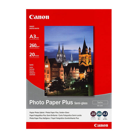 Canon A3 Semi Gloss Photopaper, 20 Sheets, Premium Quality - SuperSaverAU - view 1