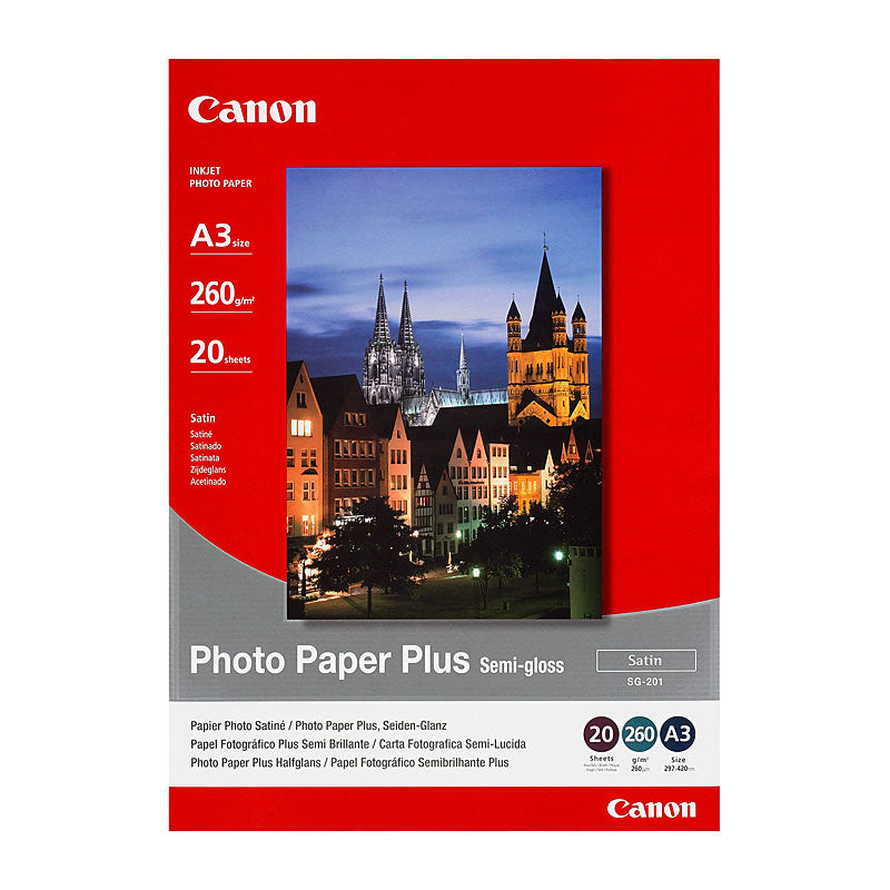 Canon A3 Semi Gloss Photopaper, 20 Sheets, Premium Quality - SuperSaverAU - view 1