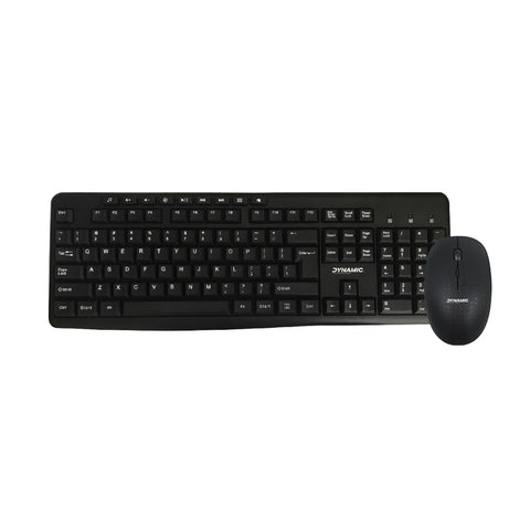 DYNAMIC TECHNOLOGY Wireless Desk Combo 2.4G Keyboard and Mouse - SuperSaverAU - view 1
