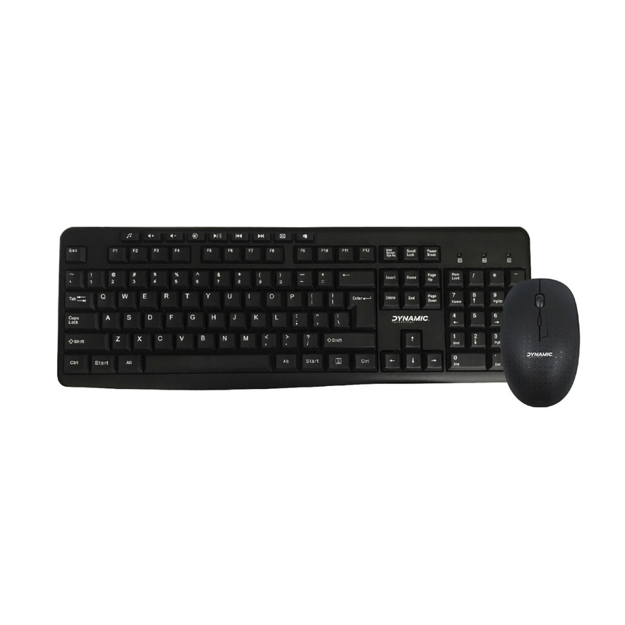 DYNAMIC TECHNOLOGY Wireless Desk Combo 2.4G Keyboard and Mouse - SuperSaverAU - view 1