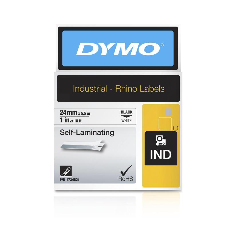DYMO Rhino 24mm White Vinyl - SuperSaverAU - view 1