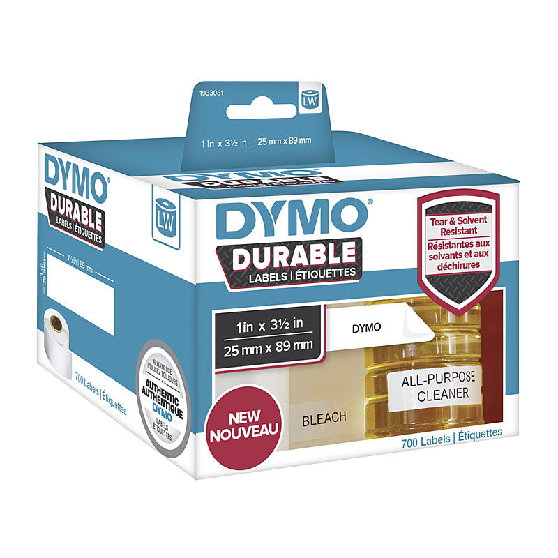 DYMO Labels 25mm x 89mm - Premium Quality for All POS Stations, OEM 1933081 - SuperSaverAU - view 1