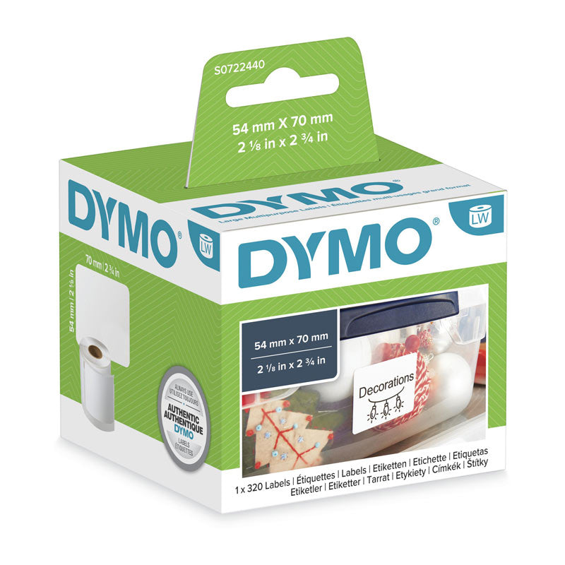 DYMO LW MP Label 54mm x 70mm - SuperSaverAU - view 1