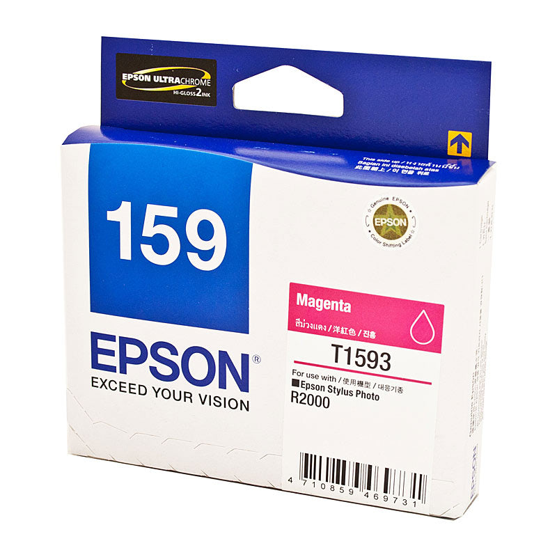 EPSON Magenta Ink Cartridge for Stylus Photo R2000 Printer - 159 Genuine Toner