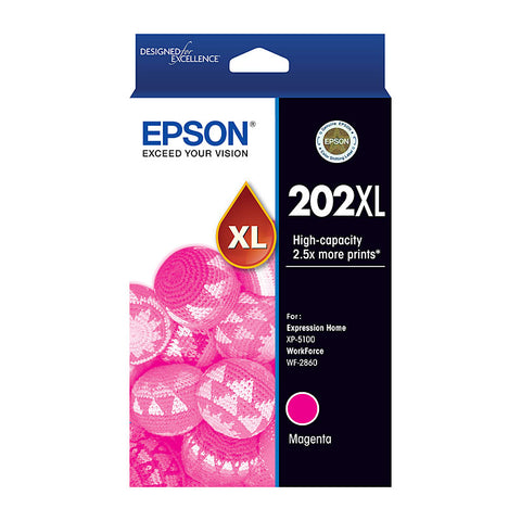 Epson 202XL Magenta Ink Cartridge High-Yield DURABrite Ultra Ink for Expression Home XP Series - SuperSaverAU - view 1
