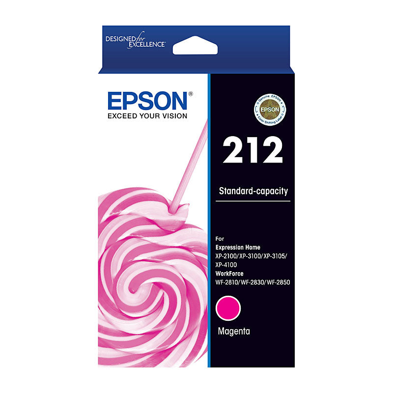 Epson 212 Magenta Ink Cartridge for XP and WF Series - SuperSaverAU - view 1