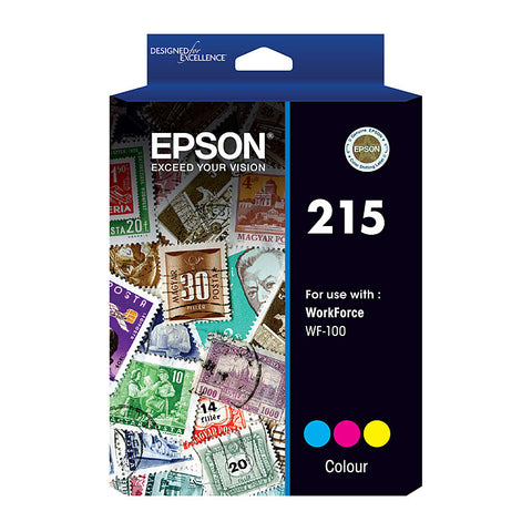 Epson Colour Ink Cartridge 215 for Workforce WF100 - 200 Pages - SuperSaverAU - view 1
