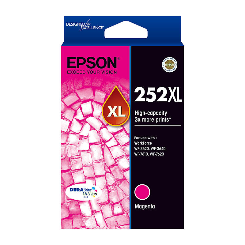 Epson 252XL Magenta Ink Cartridge 1,100 Page Yield - SuperSaverAU - view 1