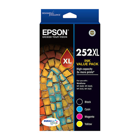 Epson 252XL 4-Ink Value Pack for WorkForce Series Printers - SuperSaverAU - view 1